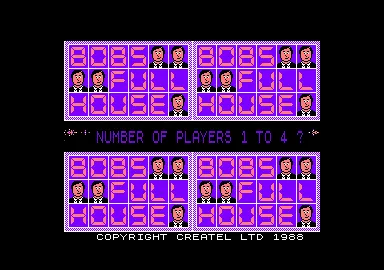 Bob&#x27;s Full House Amstrad CPC Number of players?