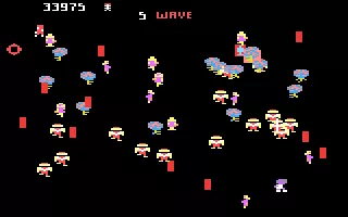 Robotron: 2084 Atari 7800 Watch out for those brains, the can mutate humans
