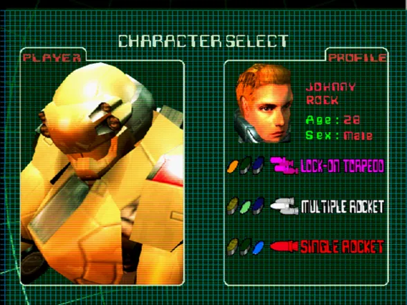 Charge &#x27;n Blast Dreamcast Character Select