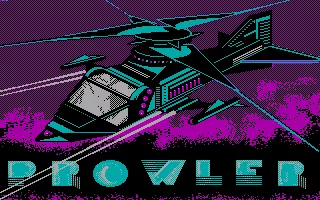 Prowler PC Booter Title screen