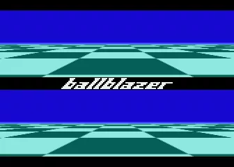 Ballblazer Atari 5200 Title screen