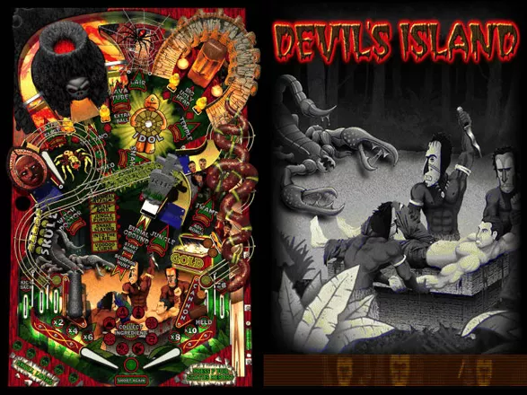 Devil&#x27;s Island Pinball Windows Full table view