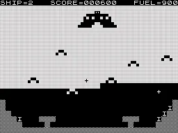 Lunar Rescue ZX81 I crashed - the screen begins to flash
