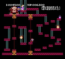 Donkey Kong NES Jump, Mario, jump!