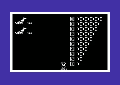 Learning with Leeper Commodore 64 Give each dog a bone