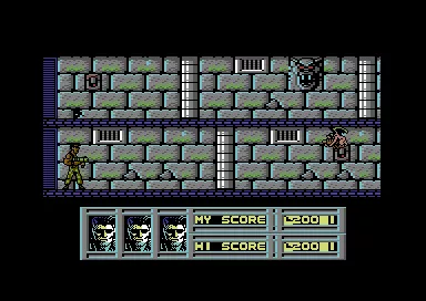 The Vindicator! Commodore 64 Exploring the Catacombs.