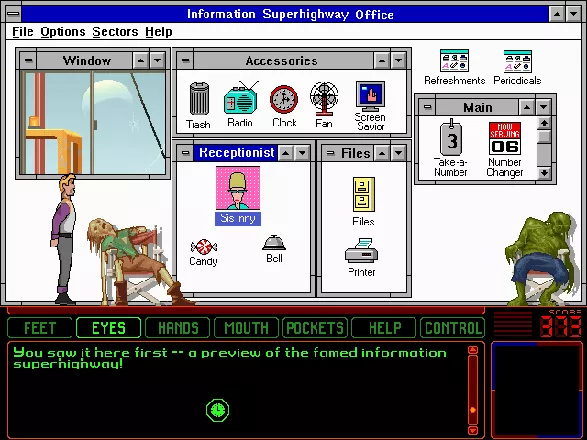 Space Quest 6: Roger Wilco in the Spinal Frontier DOS It&#x27;s Windows 3.11 - the operation system of the past... err... the future in this case!