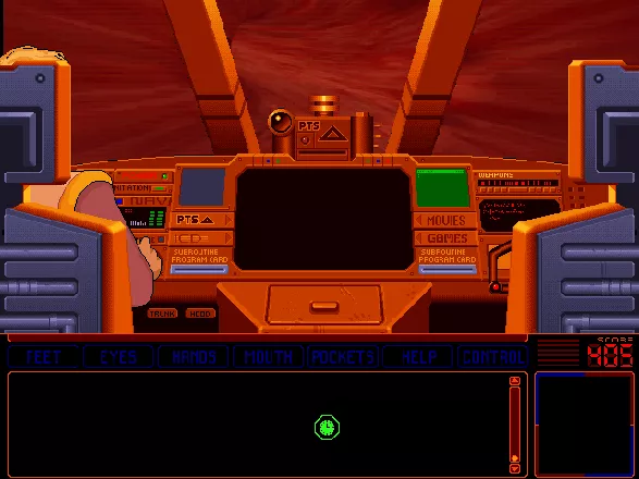 Space Quest 6: Roger Wilco in the Spinal Frontier DOS Roger enters Stella&#x27;s body