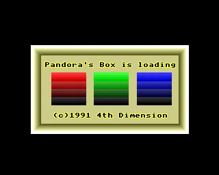 Pandora&#x27;s Box Acorn 32-bit Loading screen
