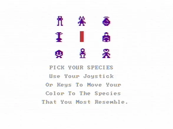 M.U.L.E. PC Booter Pick your species (CGA with composite monitor)