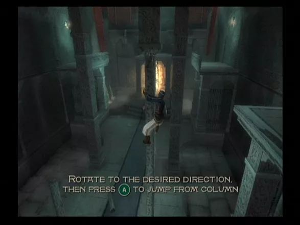 Prince of Persia: The Sands of Time GameCube Pole Climb