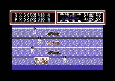 Hyper Sports Commodore 64 Don&#x27;t forget to breath.