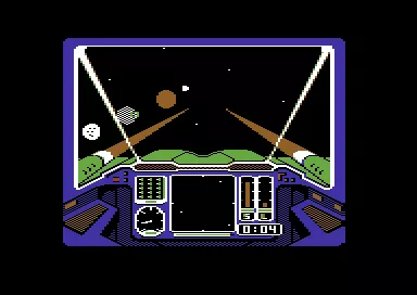 Deep Space: Operation Copernicus Commodore 64 Firing lasers.