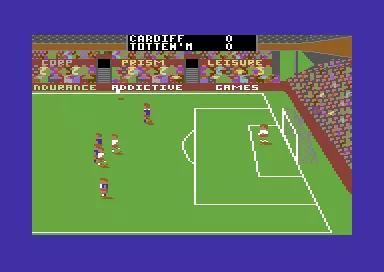 Football Manager 2 Commodore 64 Defending.