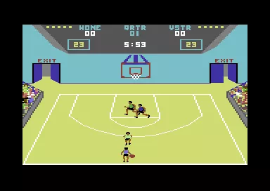 GBA Championship Basketball: Two-on-Two Commodore 64 Attacking.