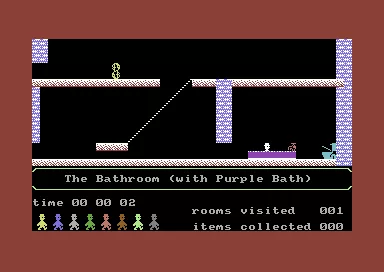 Jet Set Willy II: The Final Frontier Commodore 64 The bathroom from the first game.
