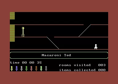 Jet Set Willy II: The Final Frontier Commodore 64 Macaroni Ted.