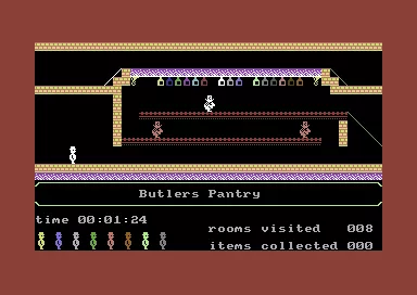 Jet Set Willy II: The Final Frontier Commodore 64 Butler&#x27;s pantry.
