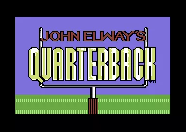 John Elway&#x27;s Quarterback Commodore 64 Loading screen 1
