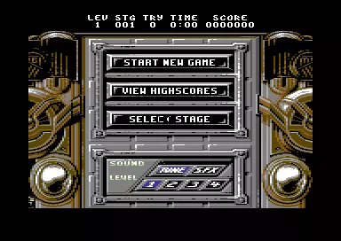 Neuronics Commodore 64 Title screen.