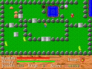 God of Thunder DOS One of the sliding block puzzles. You&#x27;ll hate those worms!