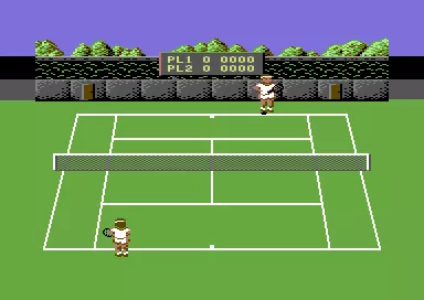 Pro Tennis Simulator Commodore 64 Ready to serve.