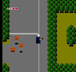 Fester&#x27;s Quest NES Uncle Fester on the street