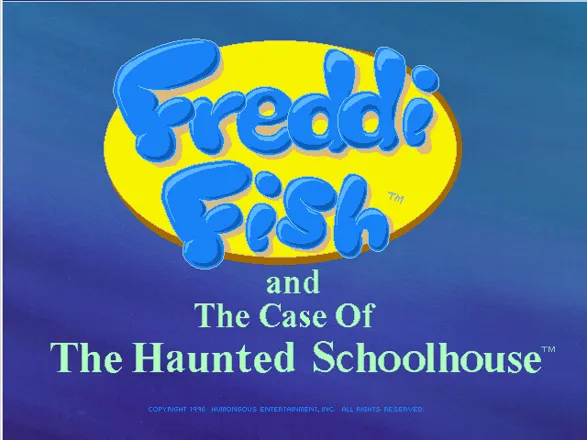 Freddi Fish 2: The Case of the Haunted Schoolhouse Windows Title screen