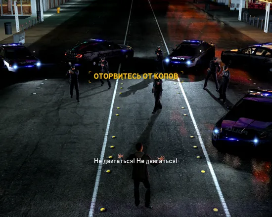 Need for Speed: The Run Windows Surrounded by police