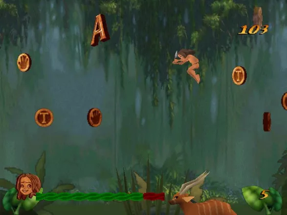Disney&#x27;s Tarzan Windows Jumping off the Antilope