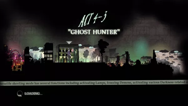Shadows of the Damned PlayStation 3 The overall act progress is displayed during the loading screen.