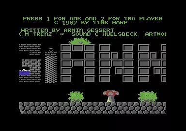 The Great Giana Sisters Commodore 64 Title screen
