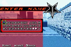 Tony Hawk&#x27;s Underground Game Boy Advance Enter your name