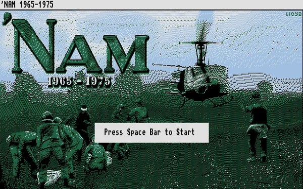 &#x27;Nam 1965-1975 Atari ST Title screen.
