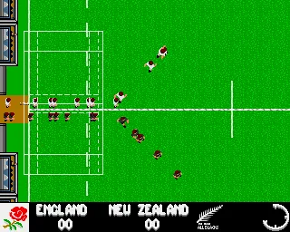 Rugby: The World Cup Amiga Taking to the field.