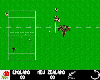 Rugby: The World Cup Amiga Passing play.