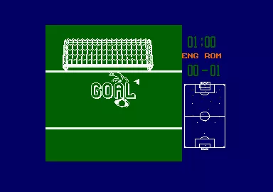 World Championship Soccer Amstrad CPC Goal.