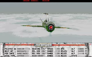 Air Power: Battle in the Skies DOS Outside view (VGA).