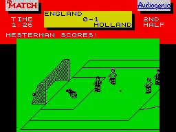 Emlyn Hughes International Soccer ZX Spectrum Great goal.