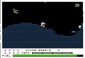 Caverns of Callisto Apple II Starting a new game
