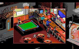 Police Quest 3: The Kindred DOS In a bar (EGA/Tandy)