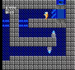 Air Fortress NES A very blue part of the level