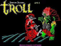 Troll ZX Spectrum Loading screen.