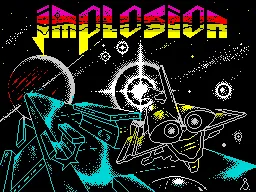 Implosion ZX Spectrum Loading screen.