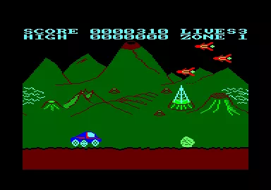 Moon Buggy Amstrad CPC I&#x27;m under attack!