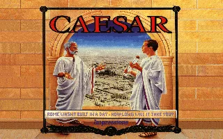 Caesar DOS Title screen