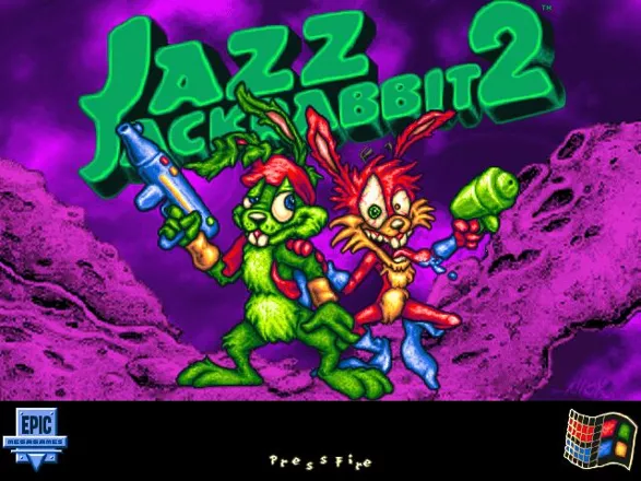 Jazz Jackrabbit 2 Windows Title Screen