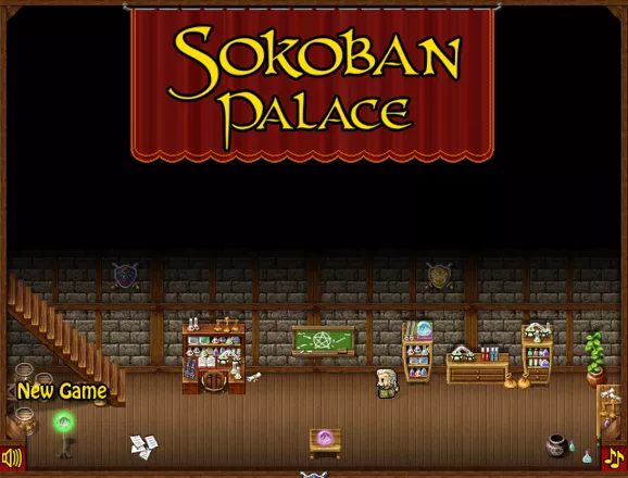 Sokoban Palace Browser Main menu