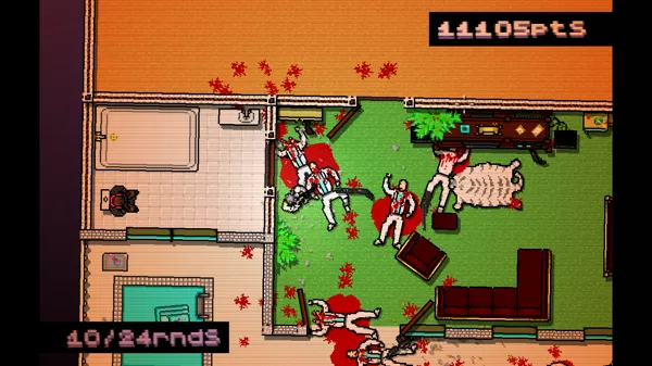 Hotline Miami Windows Only the boss is left in the restroom.