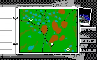 Battle Command DOS Briefing MAP (EGA/Tandy)
